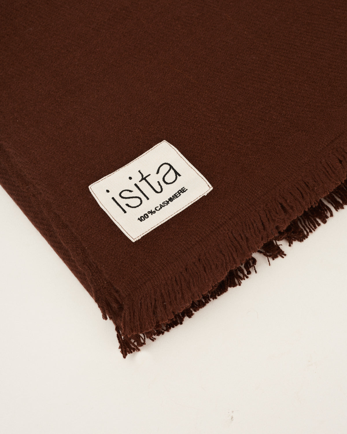 Manta 100% cashmere chocolate