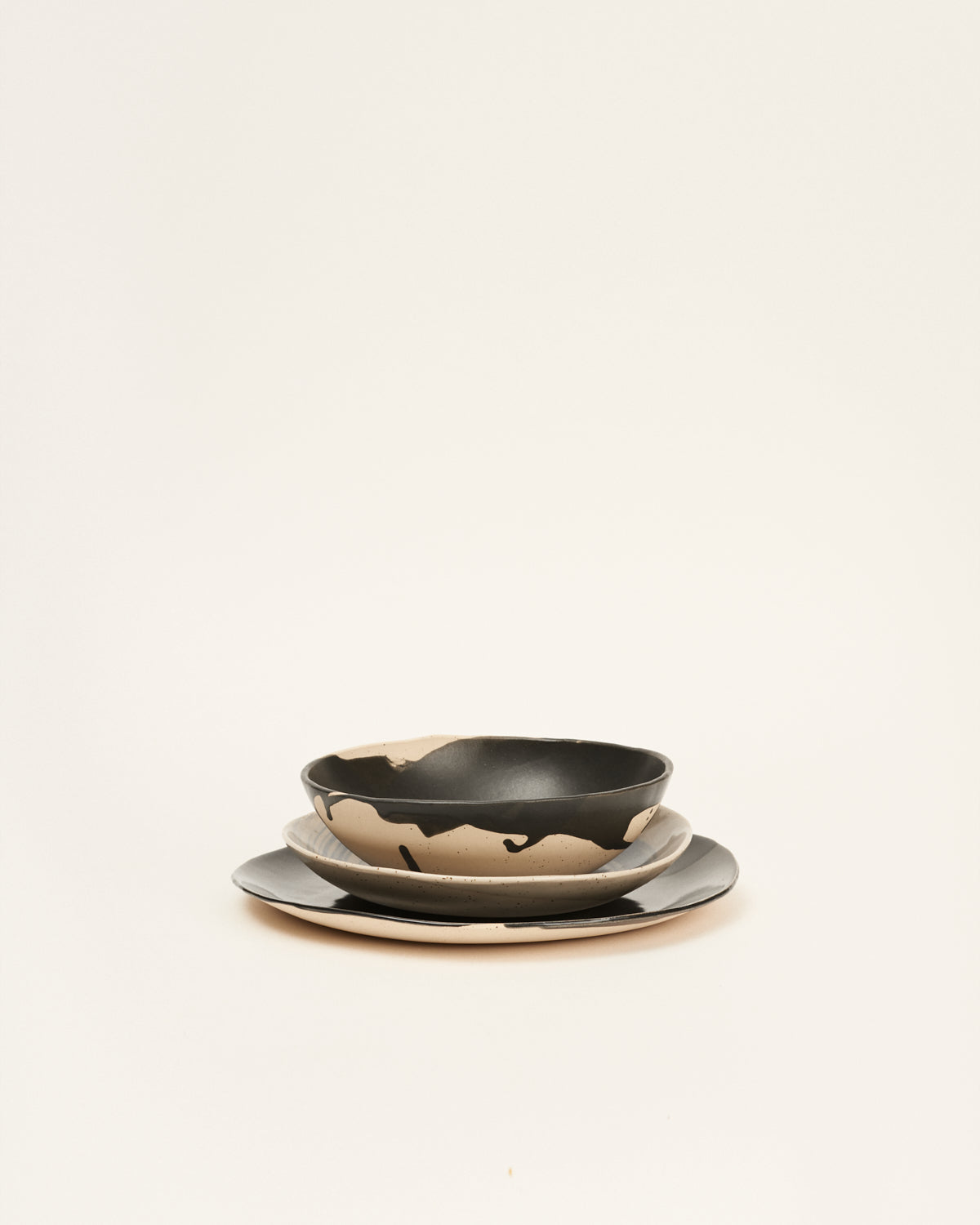 Bowls negro mate (set de 2)