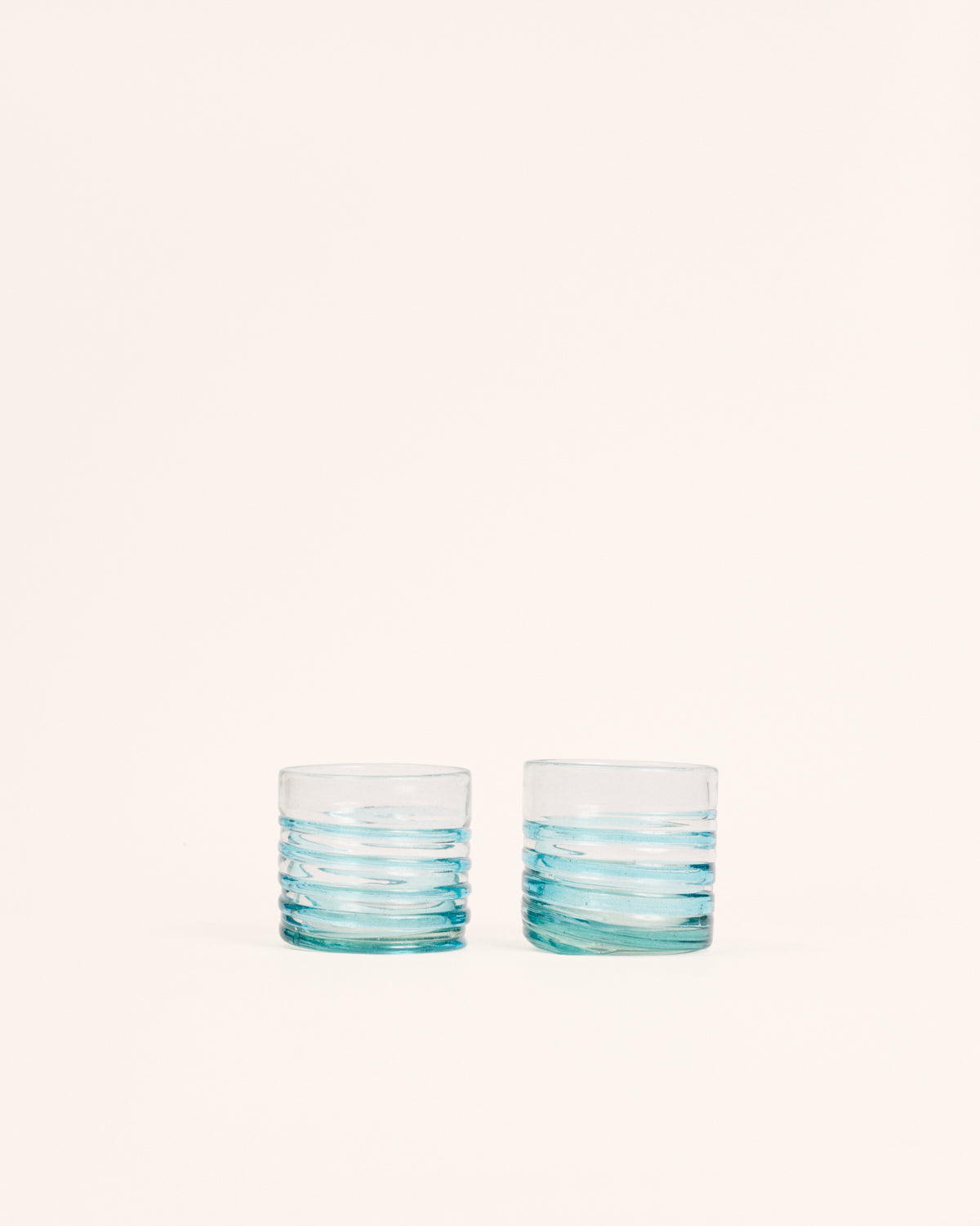 <transcy>Pair of small turquoise circle glasses</transcy>