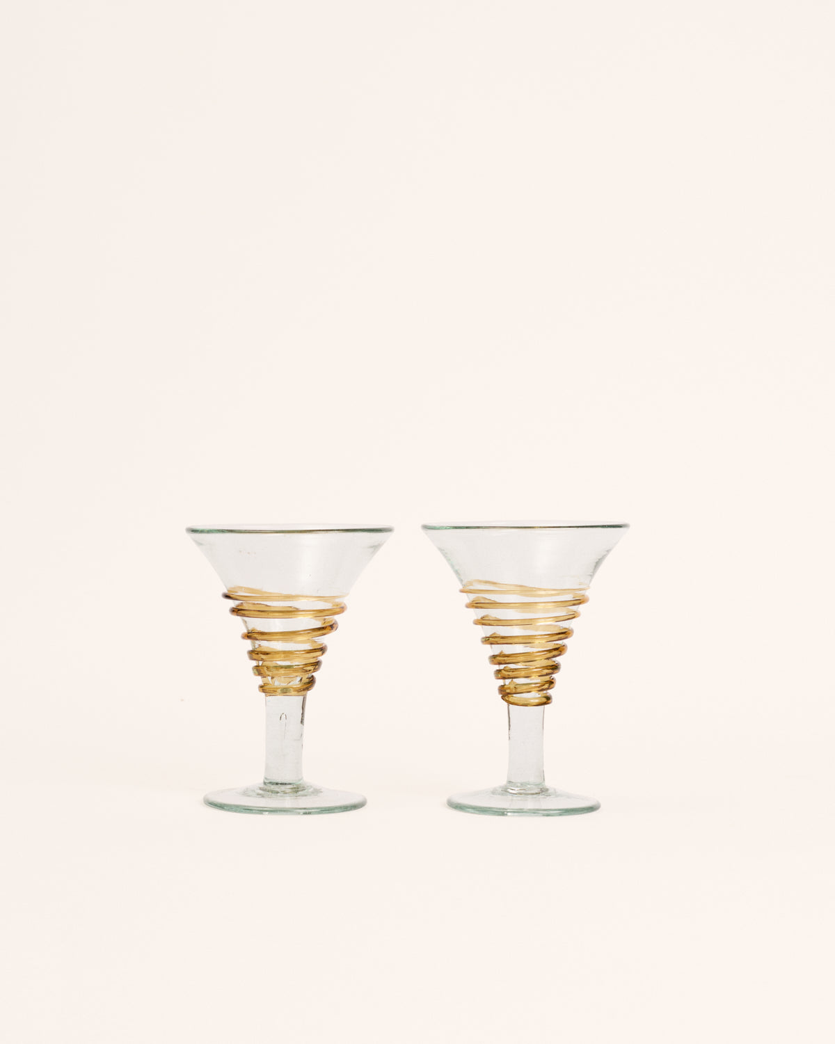 Pareja copas circle topacio