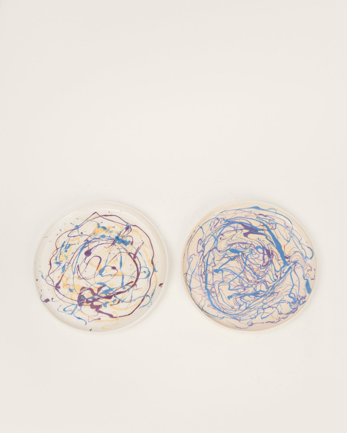Marbled dinner plates (set of 2)