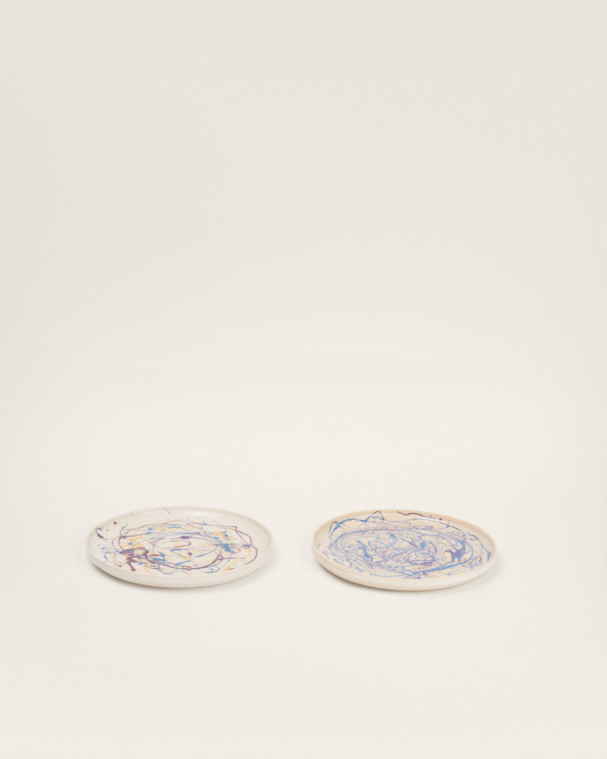 Marbled dinner plates (set of 2)