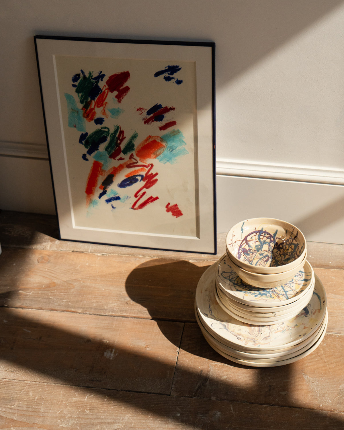 Marbled bowls (set of 2)