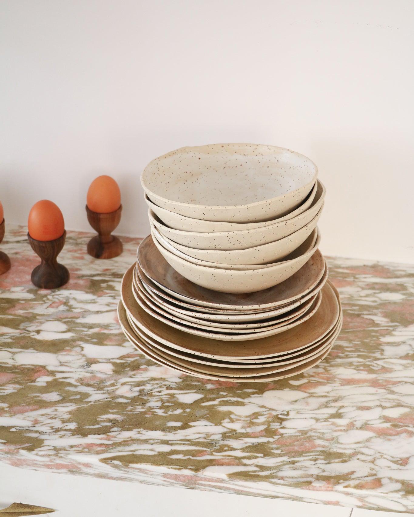 Platos arena postre (set de 2)