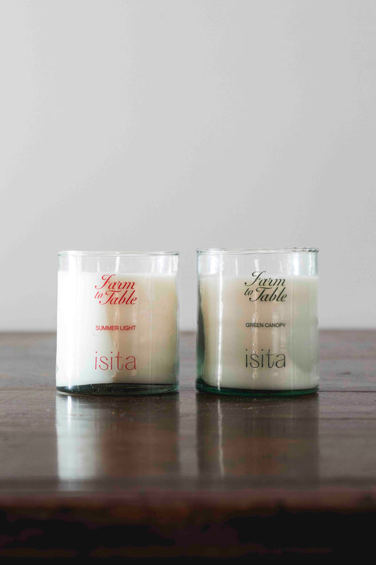 Pack de velas Summer Light (tomate) y Green Canopy (Higo)