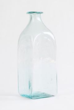 Botella grande Inés transparente