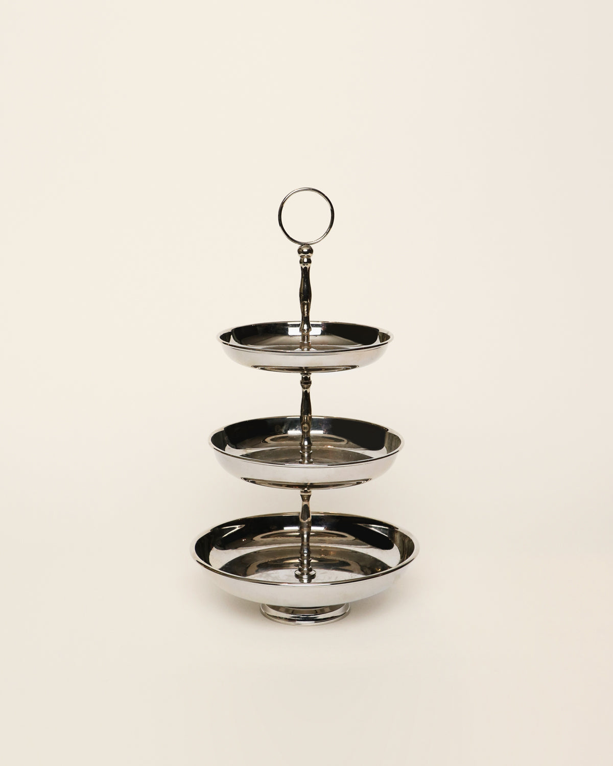 Silver plated tray 3 tiers