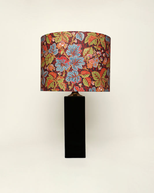 <transcy>Floral print lampshade</transcy>