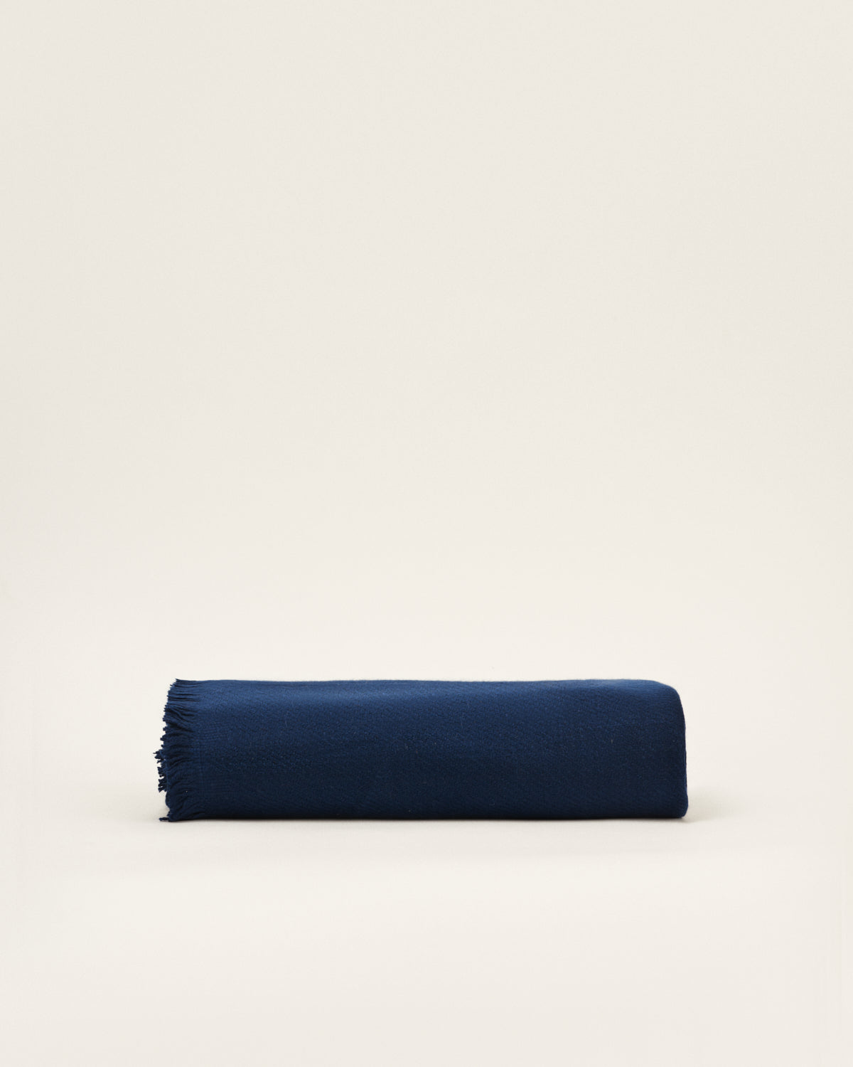 Dark blue cashmere blanket