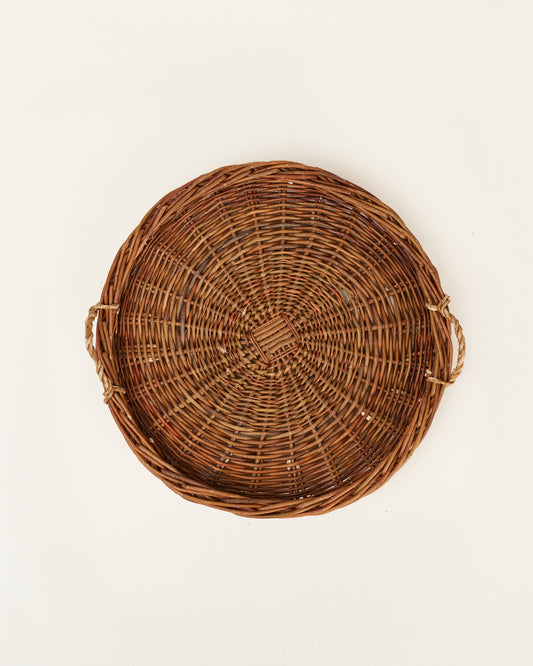 Wicker Tray with handles
