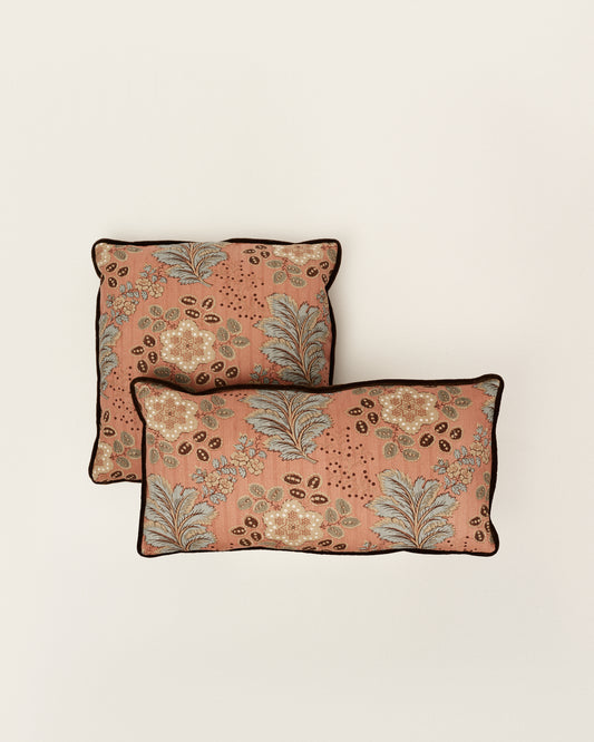 Square french hemp cushion