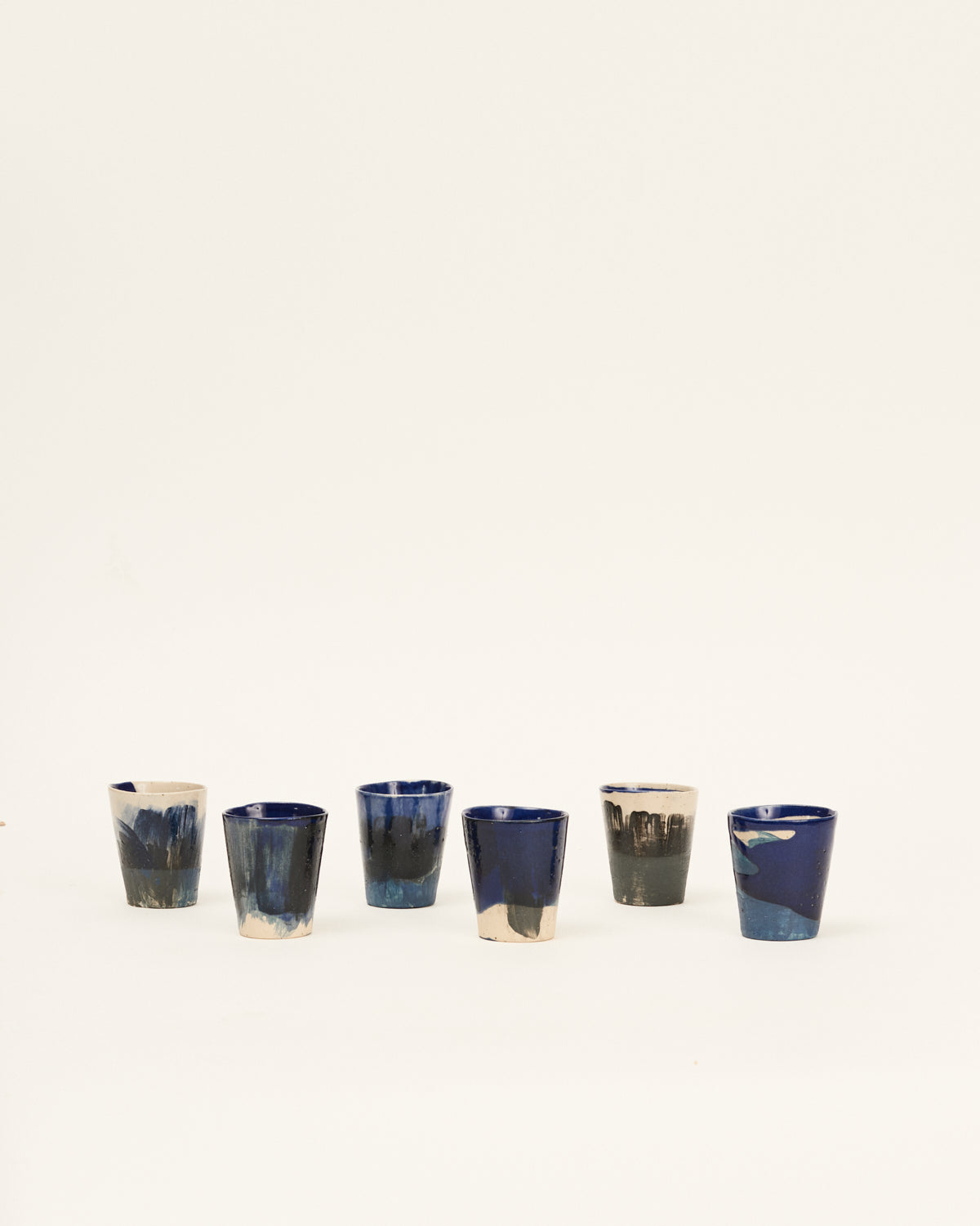 Vasos azul pequeños (set de 6)