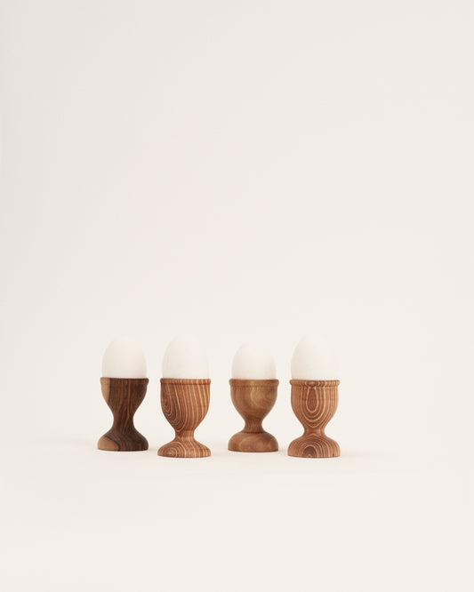 Walnut egg cup