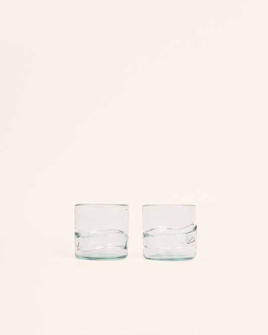 <transcy>Pair of small transparent spatter glasses</transcy>