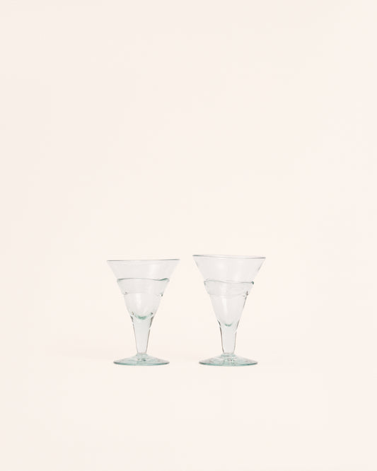 Pair of transparent spatter glasses